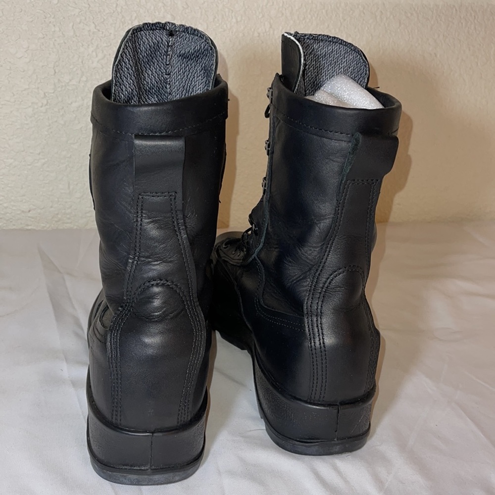 NWOT BELLEVILLE 800ST MILITARY STEEL TOE SIZE8 BLACK NAVY CERT#15B27-002409-224 - Picture 7 of 12